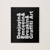 4つのヒップホップ ジグソーパズル (縦)