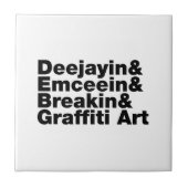 4つのヒップホップ タイル (正面)