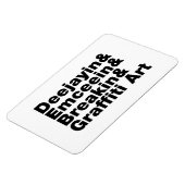 4つのヒップホップ マグネット (左側)