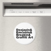 4つのヒップホップ マグネット (インサイチュ (食洗機))