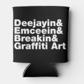 4つのヒップホップ 缶クーラー (正面)