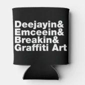 4つのヒップホップ 缶クーラー (裏面)