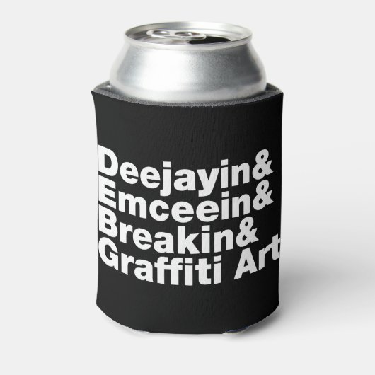4つのヒップホップ 缶クーラー (缶裏面)
