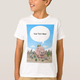 4つのファンタジー恐竜 Tシャツ