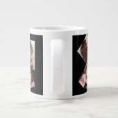 4つのフォトコラージュテンプレート ジャンボコーヒーマグカップ (裏面)