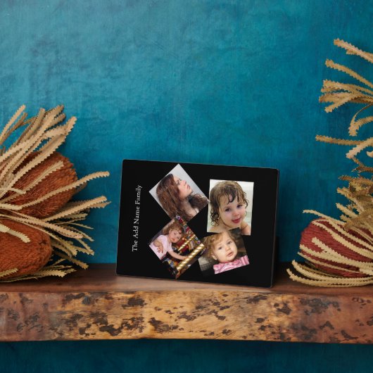 4つのフォトコラージュテンプレート フォトプラーク (側面)