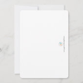 4つのフランスのピエロ招待状 招待状 (裏面)