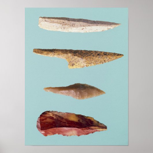 4つのフリント工具 ポスター (正面)