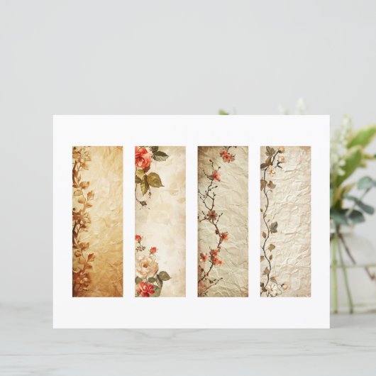 4つのフローラブックマーク (スタンド正面)