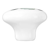 4つのブラックヴィンテージ芝生ボウル セラミックノブ (側面)