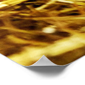 4つのベビーピグレットマンガリッタホッグスショーイングお尻 ポスター (角)