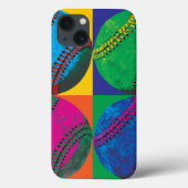 4つのベースボ違うール Case-Mate iPhoneケース (裏面)