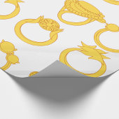 4つのリングや輪 ラッピングペーパー