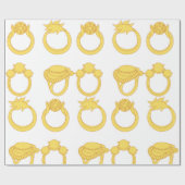 4つのリングや輪 ラッピングペーパー (フラット)