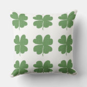 4つのリーフクローバー クッション (裏面)