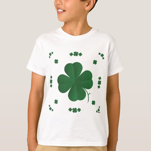 4つのリーフクローバー Tシャツ (正面)