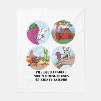 4つの一流の非医学の原因… フリースブランケット