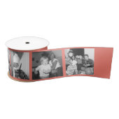 4つの写真が付いているInstagramの写真のコラージュ-珊瑚 サテンリボン (リール)