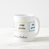 4つの写真のカスタムのマグ コーヒーマグカップ (正面右)