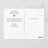 4つの写真クリスマスコラージュ素晴らしい時間 ポストカード (裏面)