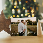 4つの写真モダン宗教的クリスマススター シーズンカード