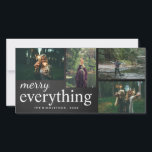 4つの写真 | すべてメリーのChalkboardスクリプト シーズンカード<br><div class="desc">4つの写真 | 全メリー体Chalkboardスクリプトタイポグラフィホリデー</div>