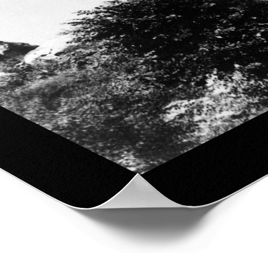 4つの列車は小さな秋を通過， NY 1890 ポスター (角)