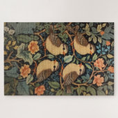 4つの可愛いベビーの鳥のインスパイア自然 ジグソーパズル (横)