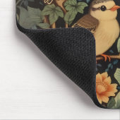 4つの可愛いベビーの鳥のインスパイア自然 マウスパッド (コーナー)