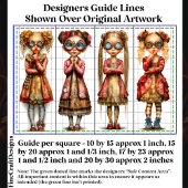 4つの可愛予測できないステームパンクガールズDV3Lデコページ 薄葉紙