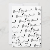 4つの名前と水色のイラストレーションの家族 シーズンカード (裏面)