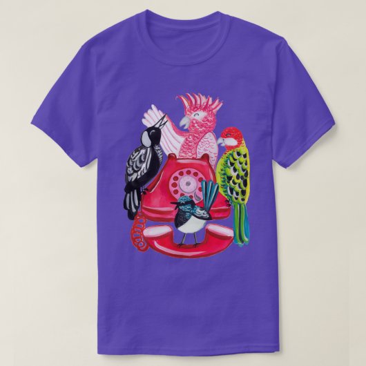 4つの呼び出し鳥12クリスマスピンクの日 Tシャツ (デザイン正面)