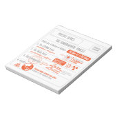 4つの基本的な力 – 物理学シリーズ ノートパッド (回転)