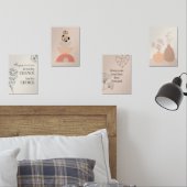 4つの壁の装飾のプリントのセットスタイリッシュ – すべてのアート (寝室)