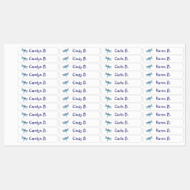 4つの子オプションのトンボのラベル ラベル