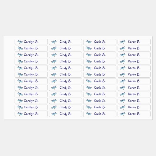 4つの子オプションのトンボのラベル ラベル (シート)