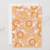 4つの常にグルーヴなレトロな誕生日招待状 招待状 (裏面)