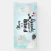 4つの常に不気味な 横断幕 (縦)