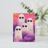 4つの幽霊をサングラスに ポストカード (スタンド正面)