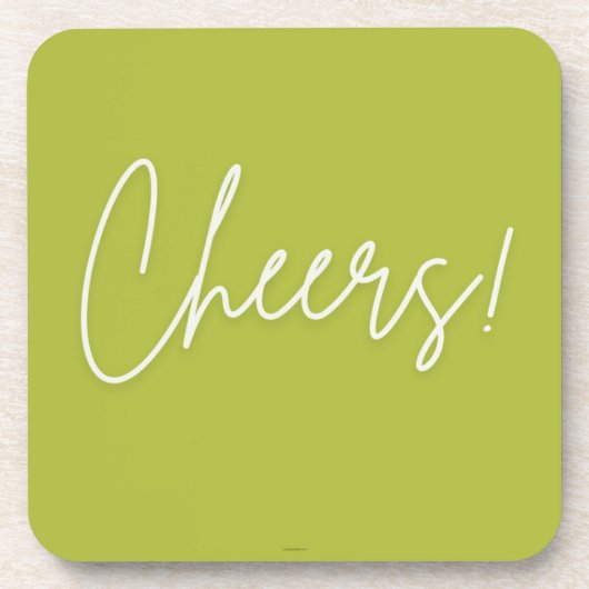 4つの応援ホーム飲み物用コースターのセット コースター (正面)