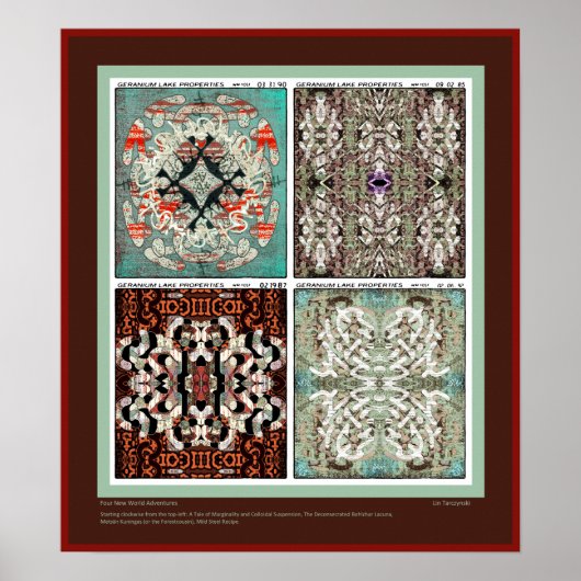 4つの新しい世界の冒険 ポスター (正面)