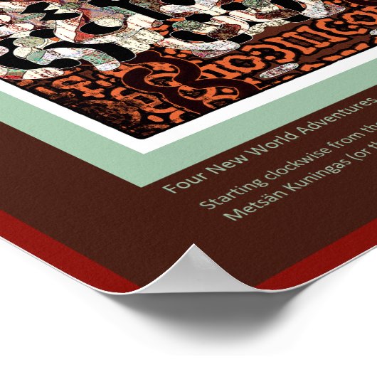 4つの新しい世界の冒険 ポスター (角)