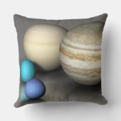 4つの最も大きい惑星 クッション (裏面)