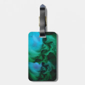 4つの有毒なスカルの荷物のラベル ラゲッジタグ (裏面縦)