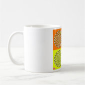 4つの正方形のコーヒー・マグ コーヒーマグカップ (左)