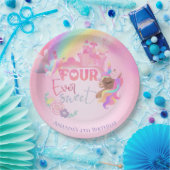 4つの永遠に甘い紙プレート ペーパープレート (パーティー)