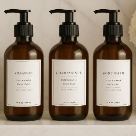 4つの浴室ラベカスタムルのセット シール