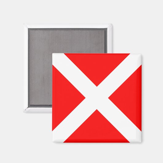 4つの海航海のアルファベット番号記号 マグネット (正面/裏面)