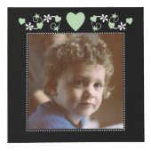 4つの画像を追加する私たちはあなたのおばあちゃんの黒の緑が大好き フォトキューブ (正面)