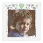 4つの画像を追加する私たちはおばあちゃんの緑を愛する フォトキューブ (正面)